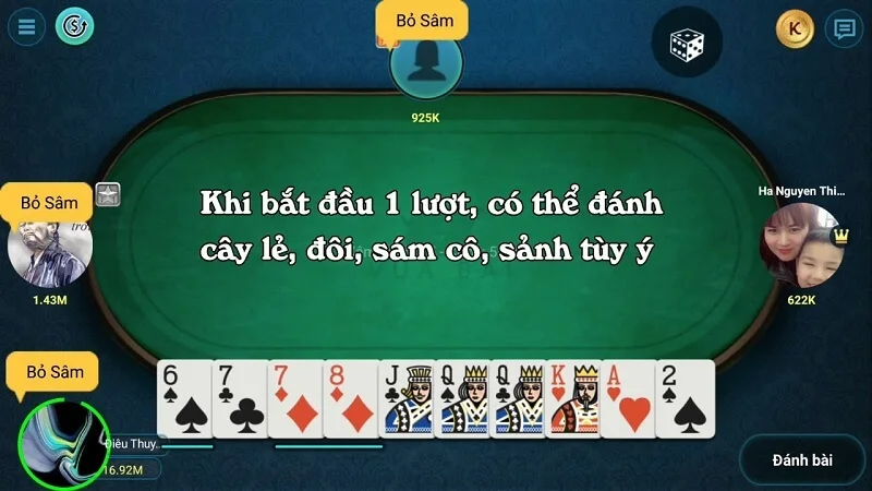 Quy định cơ bản có trong trò chơi sâm lốc cần nắm