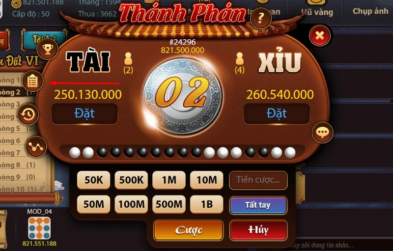 Cách chơi tài xỉu thể loại cược cặp
